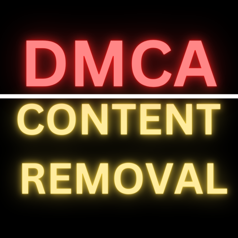 DMCA - CONTENT REMOVAL